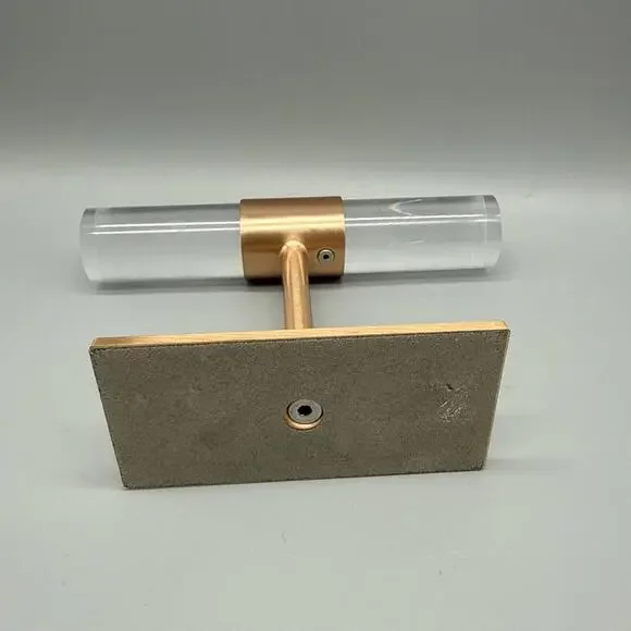 KENDRA SCOTT T-Bar Gold Metal/Acrylic Jewelry Necklace Stand Display - Picture 7 of 7